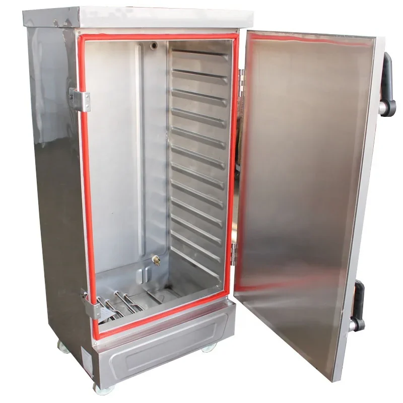 

Commercial Steaming Rice Cabinet Bun Dim Sum Dumpling Seafood Rice Steamer Cabinet Machine