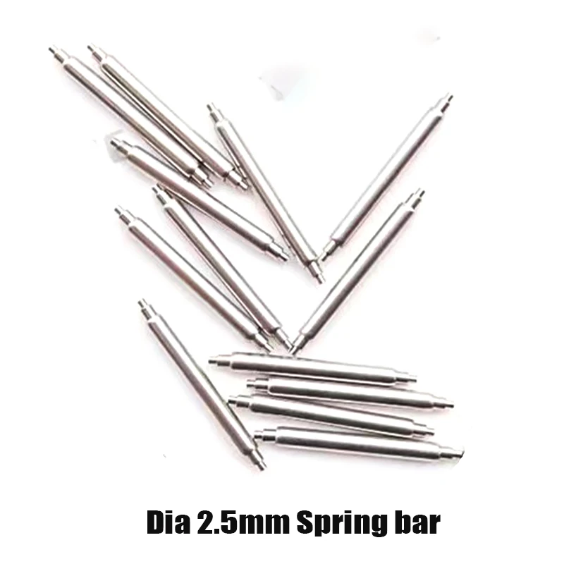 

2/4/10PCS Fat Spring Bar 20mm 22mm Strap Link Pins fit Seiko SKX007 Tuna 6105 Watch Band Dia 2.5mm Bracelet Spring Bars