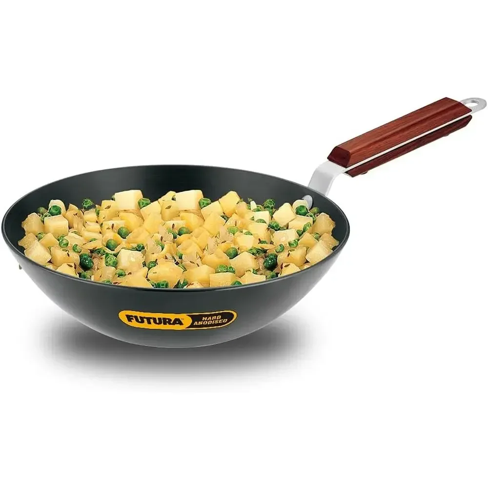 Hard Anodized Non-Stick Deep Frying Pan, 2.5 Liter Capacity