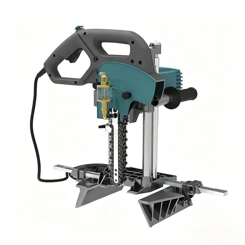 Woodworking Portable Square Hole Machine Chain Saw Ancient Building Pavilion Punching Machine Wood Mortise Machine