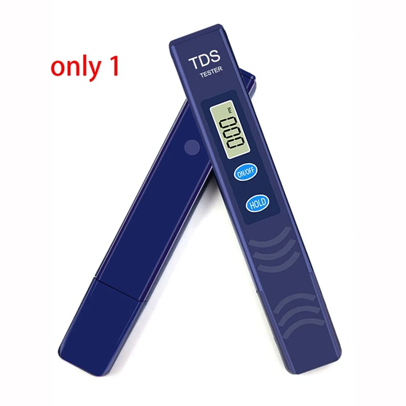 Testador de Água Eletrônico com Medição, Medidor TDS para Aquários e Piscinas Agrícolas, 0-9990 PPM