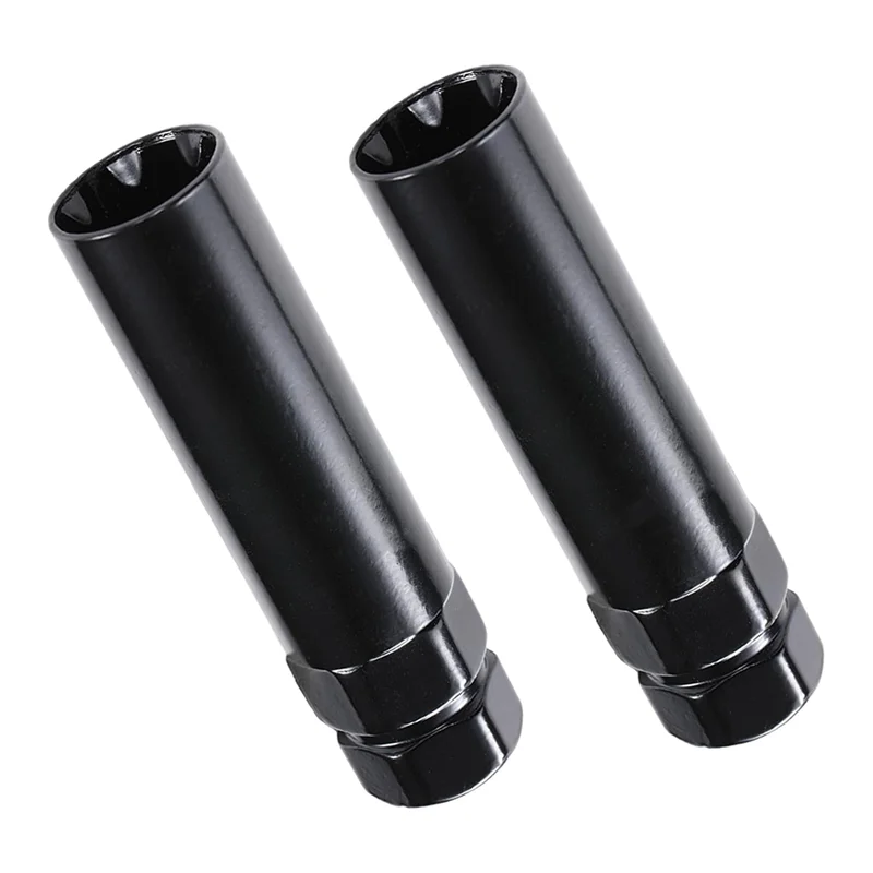 

AEF3-Fuel Wheel Lug Nut Key 7 Spline Sockets Wrench Replacement Aftermarket Lug Nuts For 14X1.5,14X2.0, 9/16In Lug Nuts,2Pack