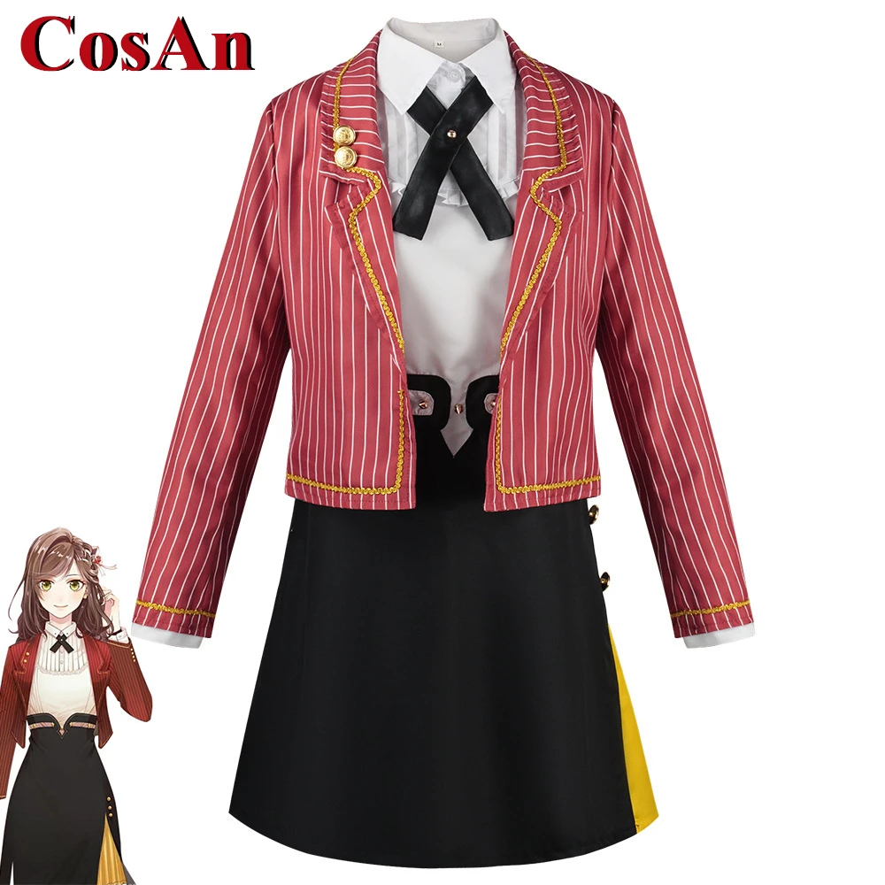 

CosAn Game Tears Of Themis Heroine Rose Cosplay Costume Lawyeress Working Uniform Party Role Play Clothing Performance