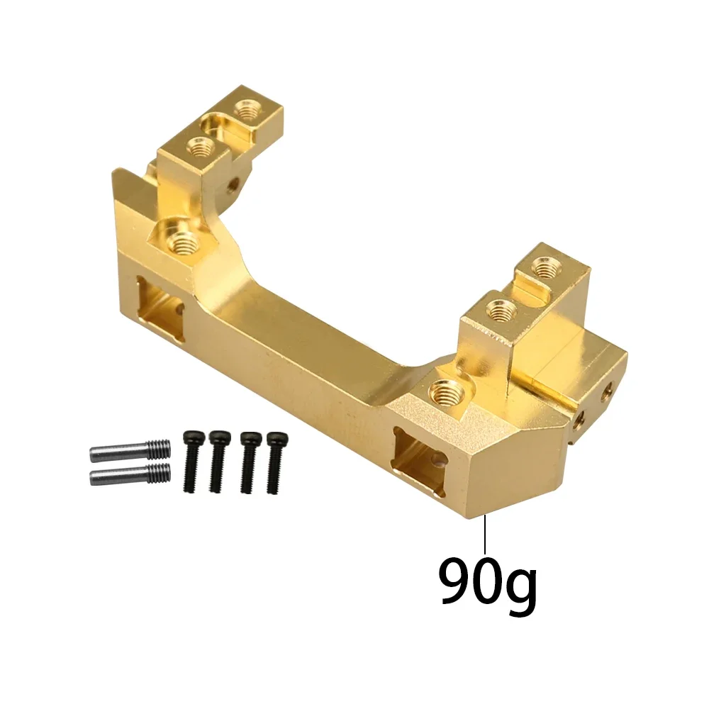 Brass Heavy Duty Counter Weight Set TRX4 Front Bumper Mount Servo Brass Mount for 1/10 RC Crawler TRX-4 TRX6 Upgrade Part