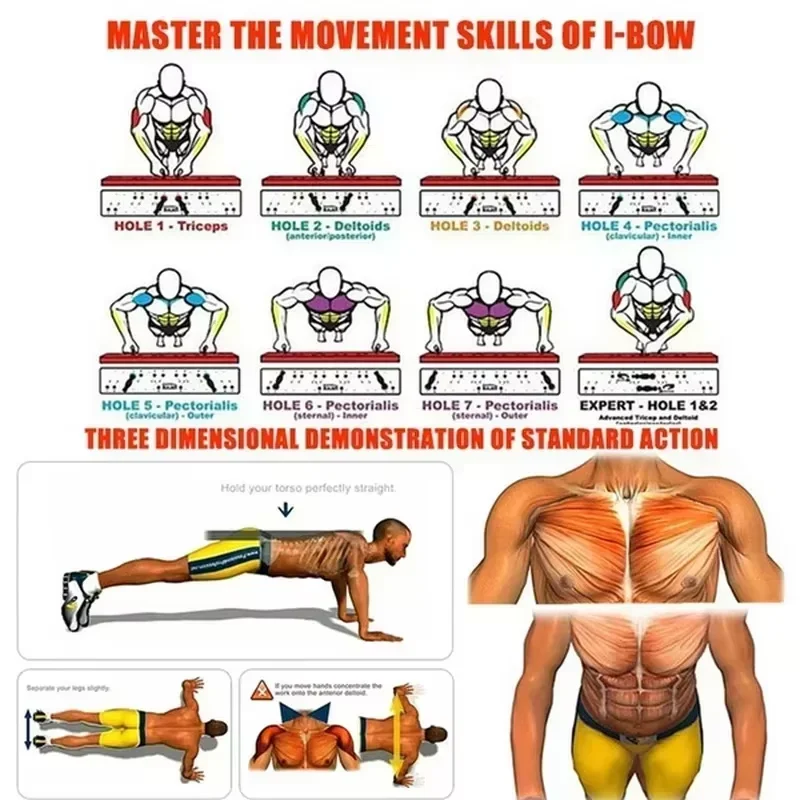 New Portable Foldable Multi-Fu - огляд і ціна Push Up Board Foldable Multi Function