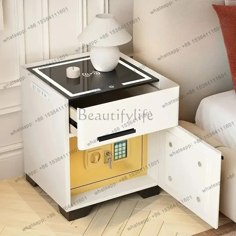 Best Sellers Bedside Table Safenight Multifunctional Home Furniture Organizers Wireless Charging Stereo