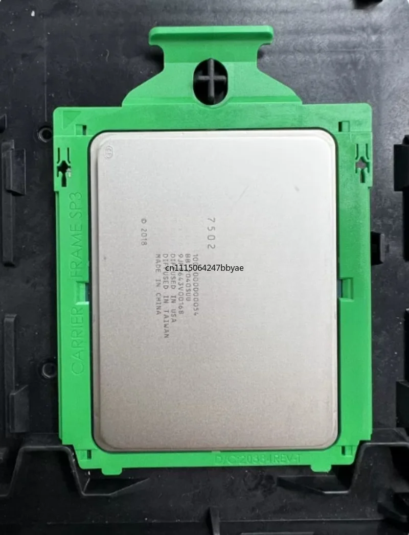 For 7282 7302 7452 7502 7532 7642 7702 7742 7H12 CPU Processor, Not New Pulled Chip Component