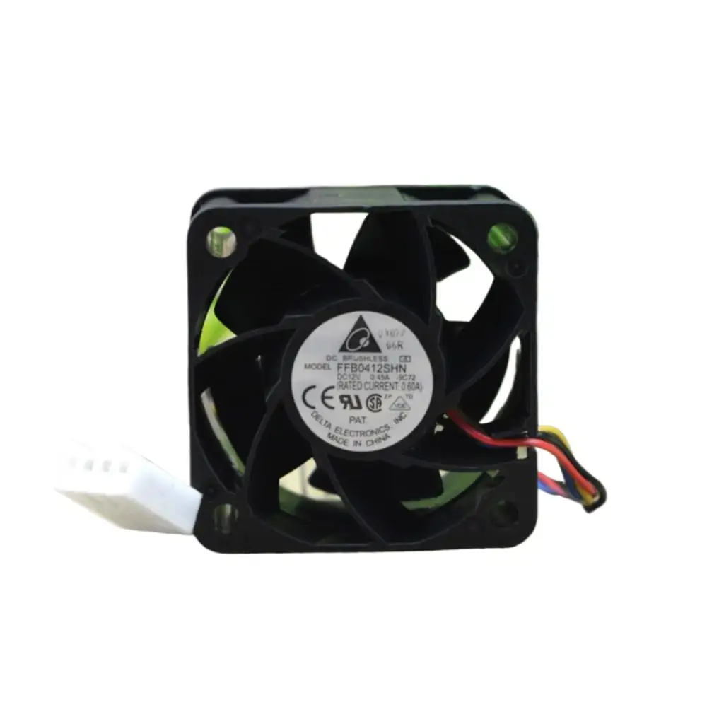 

1PCS 4028 Fan For Delta FFB0412SHN 40x40x28mm 12V 0.45A Dual Ball 8700RPM 43CFM PWM High-Performance