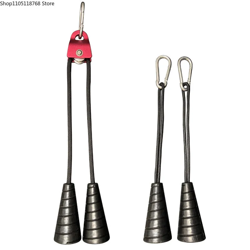 Accesorio de agarre manual: cuerda espiral cónica para tirar hacia abajo del cable, entrenamiento de bíceps y tríceps, equipo de fitness