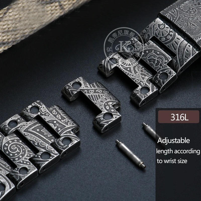 New DW5600 Metal Set Watch Strap Case 316L Stainless Steel Carved Pattern Watchband for DW5000 DW-5600 GW-B5600 Bezel Belt Tools