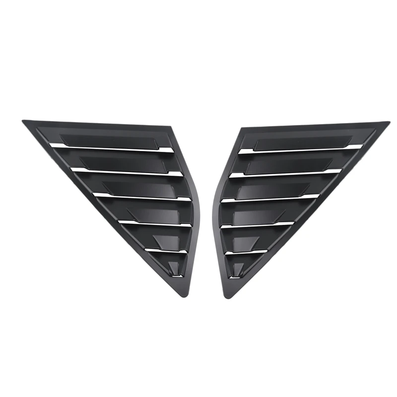 

Car Rear Window Blinds Side Tuyere Louvers Vent Cover For Ford Focus MK3 Hatchback 2012-2018