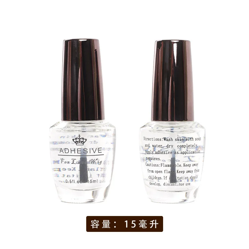 高品質レースフロント防水ウィッグ用ウィッグ接着剤、速乾性レースボンド強力接着透明レース接着剤（交換用）