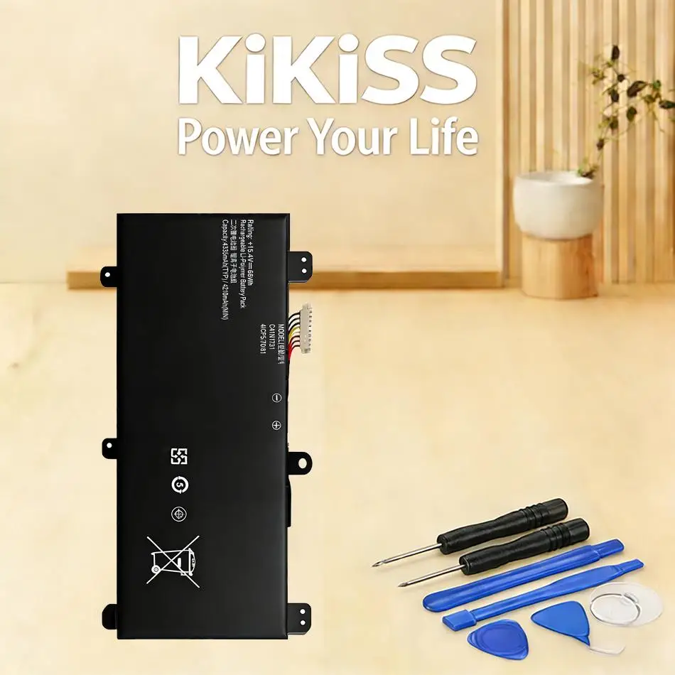 

4100Mah High Capacity For Asus Rog Strix Gl704 GL504GM GL504GW GL504GS G515GV GL704GM C41N1731 Right Angle Laptop Battery