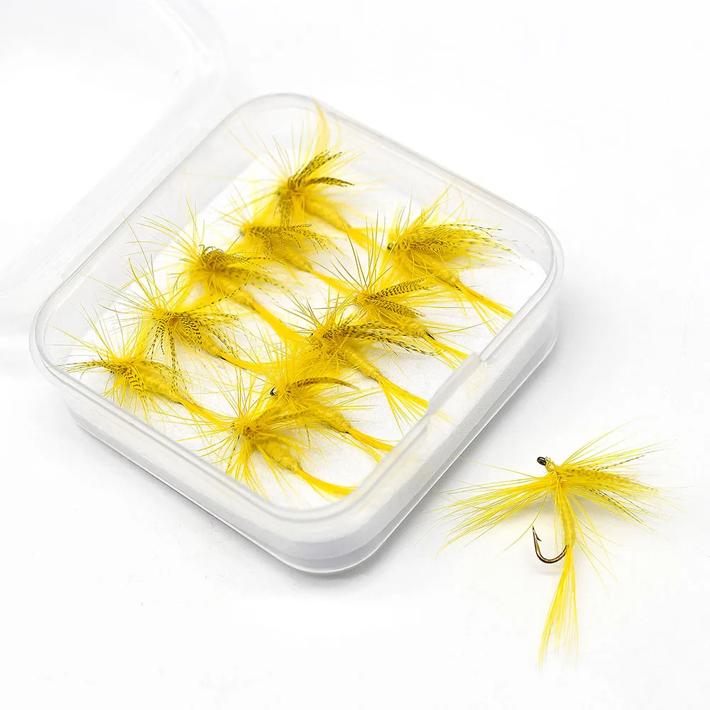 MNFT Ninfa Mayfly para trucha – Mosca artificial de pesca - imagen 5