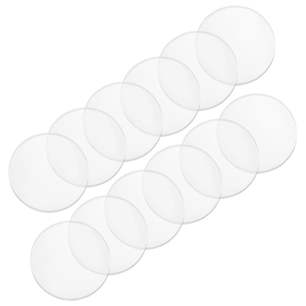12 Pcs Furniture Suction Cup Gasket Pp Plastic Glass Table Rubber Spacer