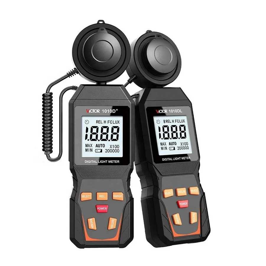

1010D+ 200000 Lux Separate Probe Sensor Rotatable Light Meter Illuminometer Digital Lux Meter