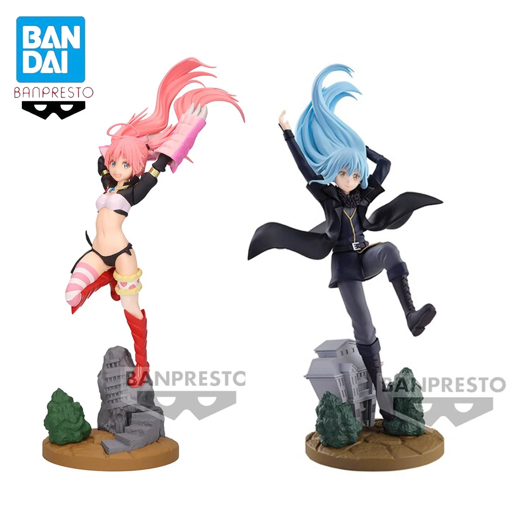 Original In Stock BANPRESTO Anime That Time I Got Reincarnated as a Slime Rimuru Tempest Milim Nava Figure Model Genuine Toy