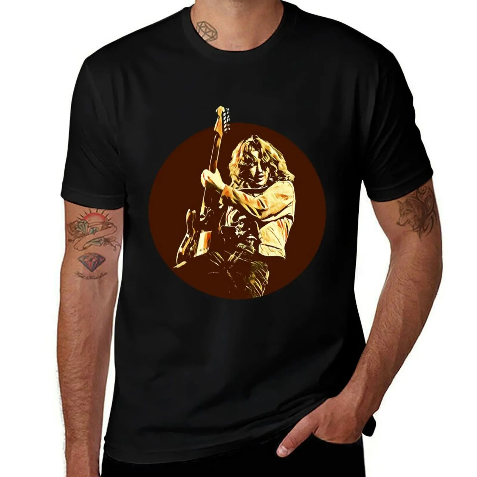 Rory Gallagher - Remember Best Musician Legend Guitarist blues T-Shirt Running Gym Short Sleeve Sports Tee T-Shirt