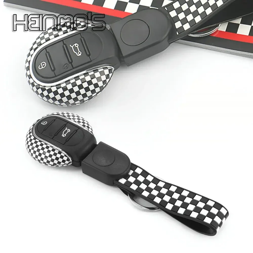 For MINI Cooper F55 F56 F57 Key Fob Shell Cover F54 F60 Countryman Car Key Case Cover Key Chain Shell Accessories Red JCW