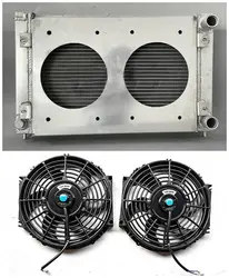 Aluminum Radiator+Shroud+Fan for VolksWagen Golf MK2/Jetta MK2/Corrado/Scirocco 1.8 16V 1986-1992 Manual