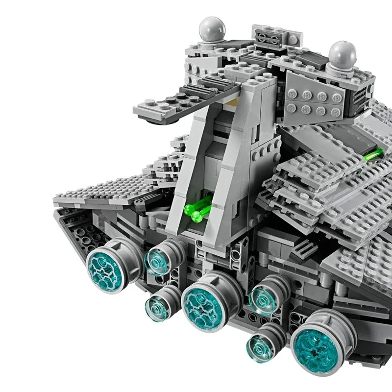 1359PCS 우주 제국 스타 파괴자 빌딩 블록 전쟁 우주선 전투기 건설 벽돌 장난감 어린이를위한 생일 선물