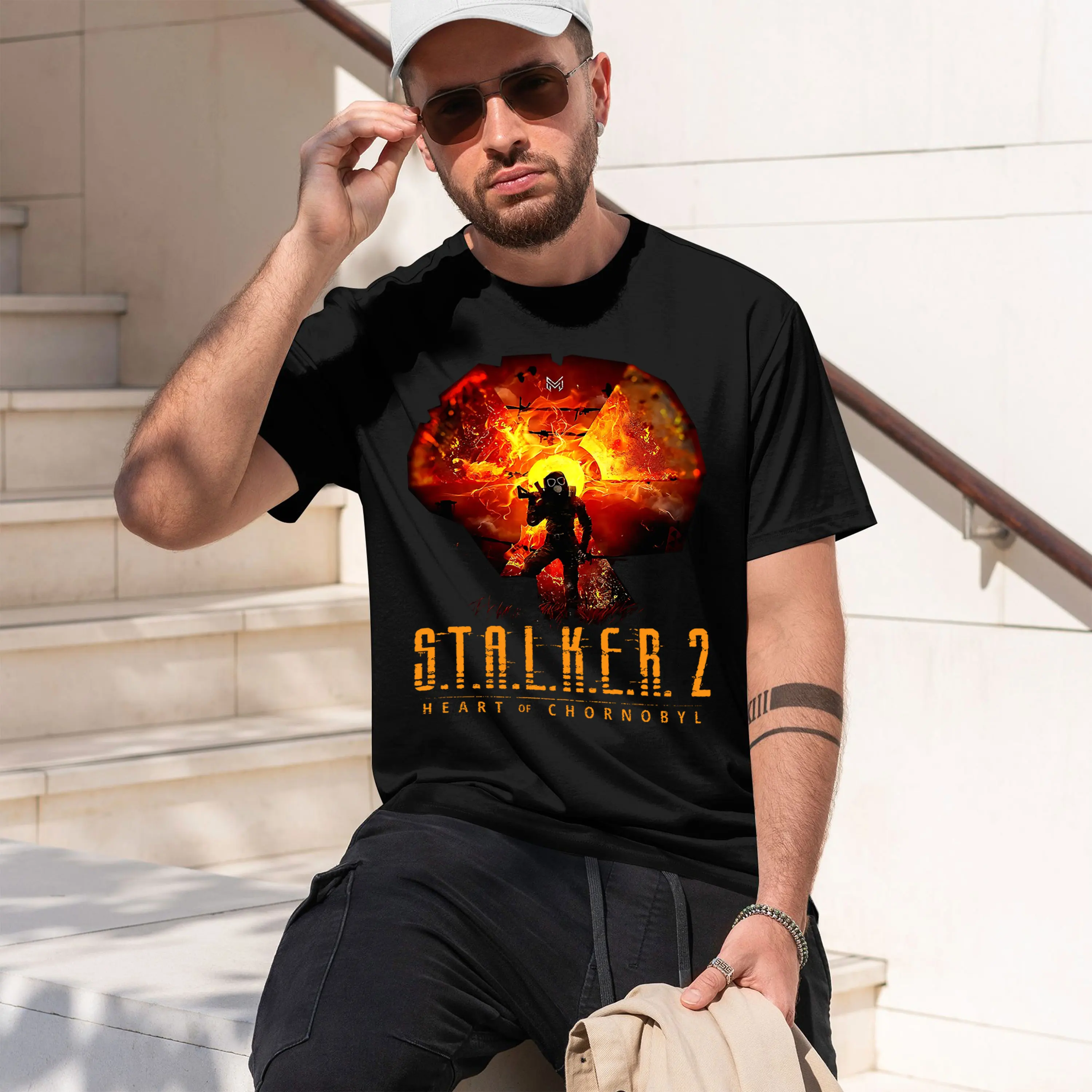 S.T.A.L.K.E.R.2 He of ornobyl 2026 New Model Men’s Short-sleeve crewneck T-Shirt Classic Casual Multiple Colors and Sizes for Da