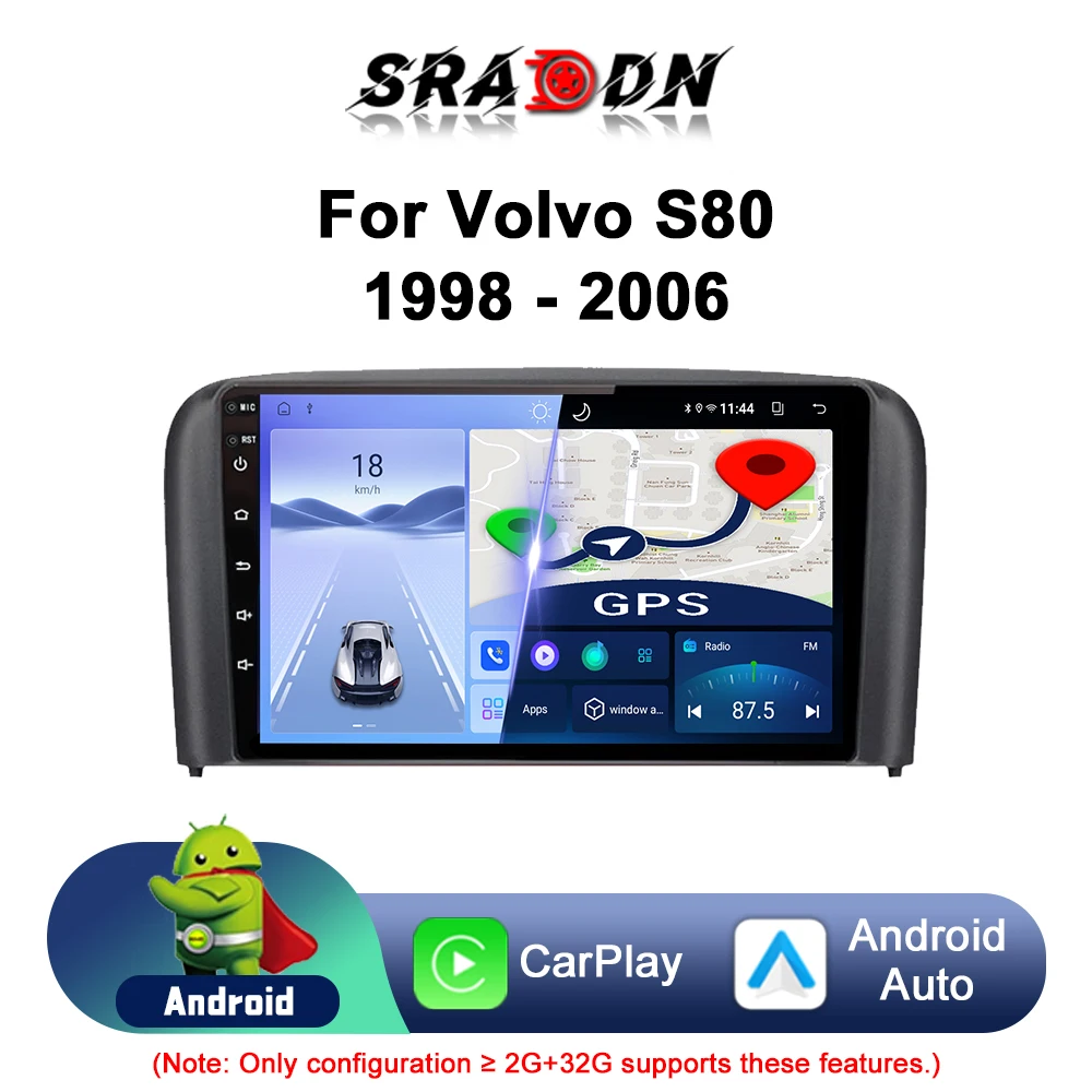 

Для Volvo S80 1998 1999 2000 2001 2002 2003 2004 2005 2006 Автомобильный радиоприемник Android Автомобильный мультимедийный видеоплеер GPS-навигация Carplay Сенсорный экран Авто стерео