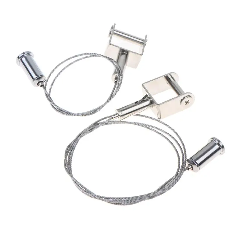 Drahtseil-Aufhängeschnalle, unsichtbarer Hängeclip, Lanyard-Schloss für Werbeschilder, 24 mm breite Klemme, geeignet für 20 mm Platten – Detail 8