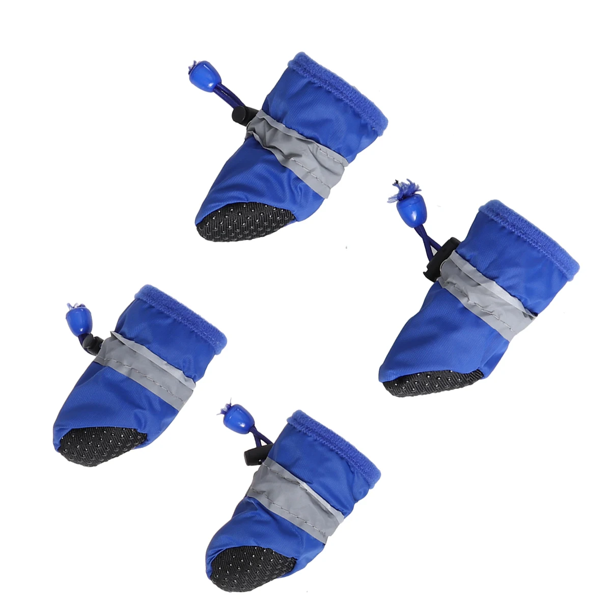 

4 pcs Dog Soft Rubber Sole Waterproof Shoes for Small Dogs Paw Protector AntiSlip Dog Shoes Hiking Outdoor Snow