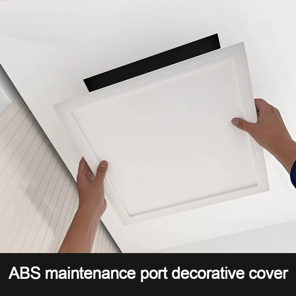 Door Latch White Access Panel Door Plastic Removable Opening Flap Cover Plate Inspection Hole Doors Wall Ceiling