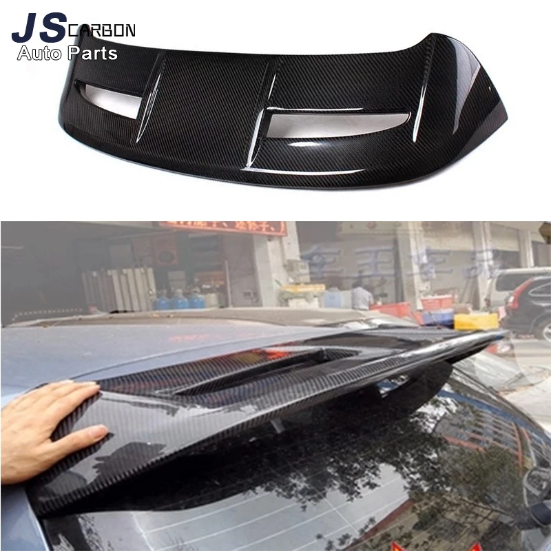 For Volkswagen VW Golf 6 VII MK 6 GTI Carbon Fiber Spoiler Tail fins Rear Trunk Guide Wing Rear Wing Car Accessories