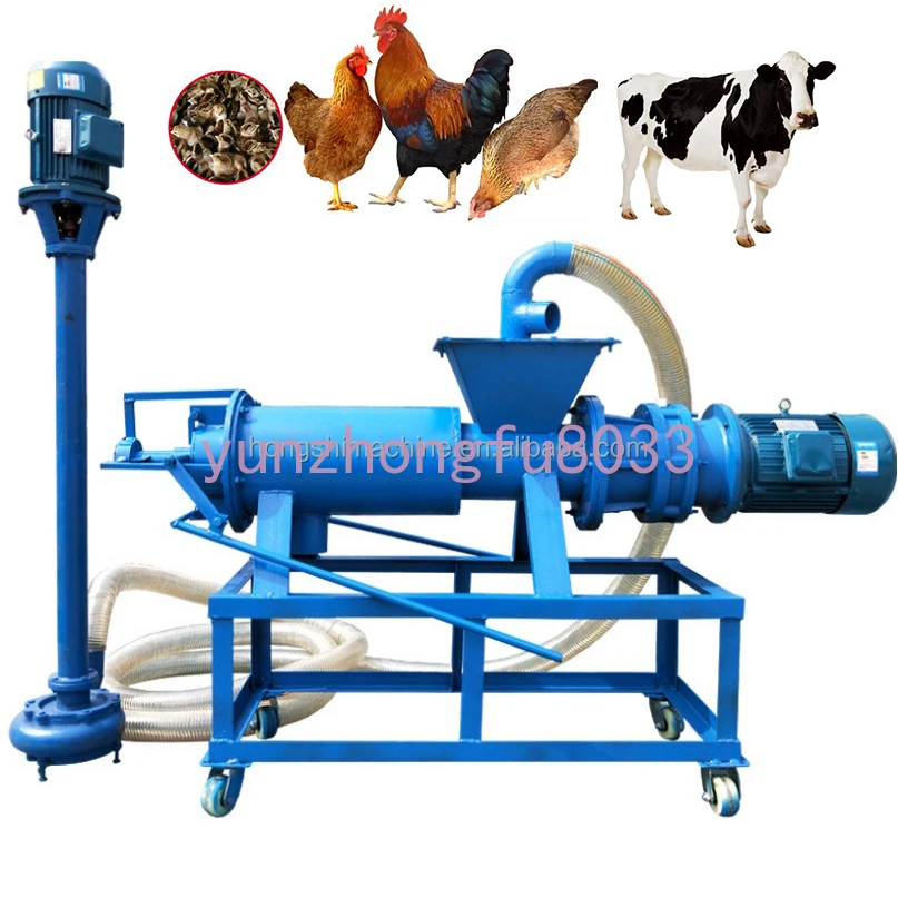 

Livestock Manure Dehydrator Cow Duck Pig Separator Other Farm Machines Dry and Wet Solid Liquid