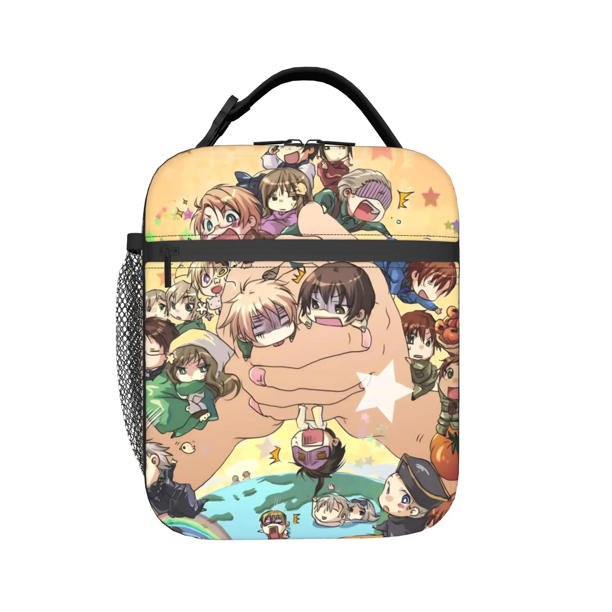 Hetalia Axis Powers Accessories Insulated Lunch Tote Bag For Outdoor  Food Box Portable Cooler Thermal Lunch Boxes