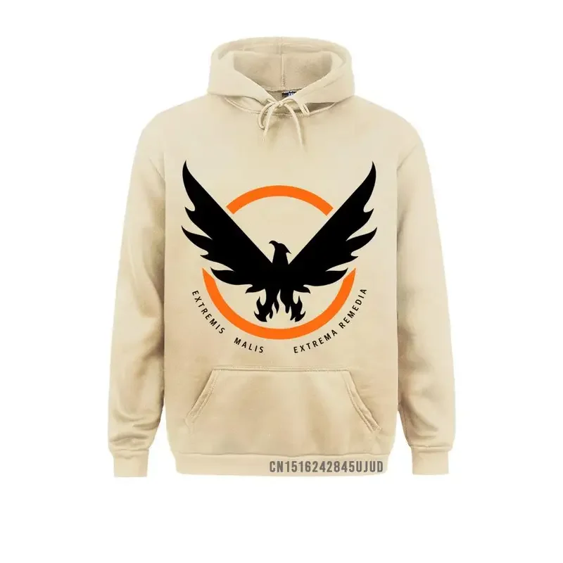 Tom Clancy The Division Sweatshirt The Division 2 SHD Logo Hoodie Long Sleeve Cute Pullover Basic Sportswear