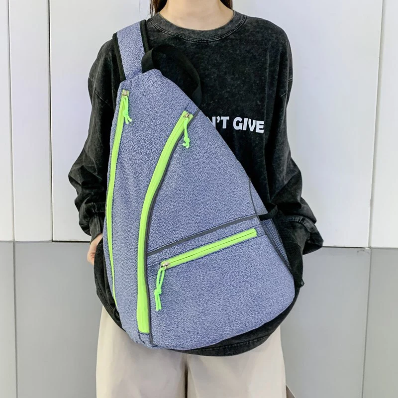 Men Chest Bag Large Capacity Crossbody Pack Outdoor Sports Bags Waterproof Shoulder Packs Cycling Daypack Leisure Travel Package
