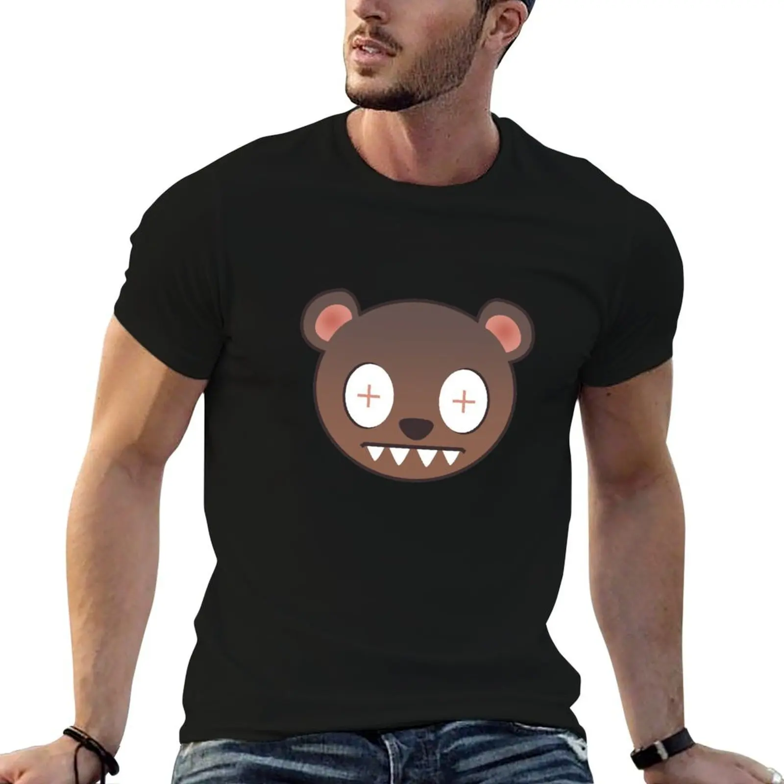 M.K. BEAR ORPHAN BLACK T-Shirt Short sleeve tee man clothes men clothes