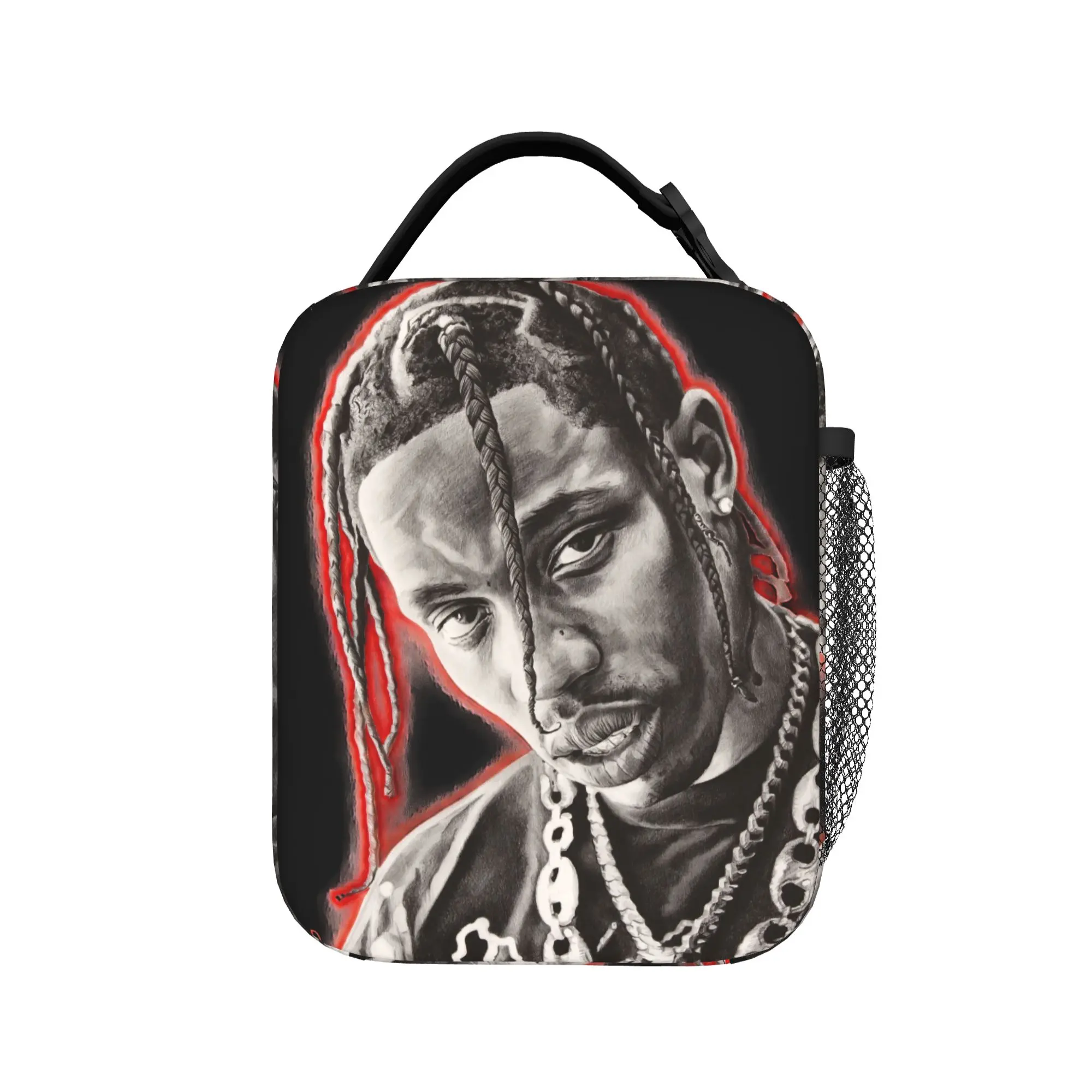 Kanye West Hip Hop Music  Insulated Lunch Bags Large  Reusable Cooler Bag Tote Lunch Box Office  Picnic Bento Pouch