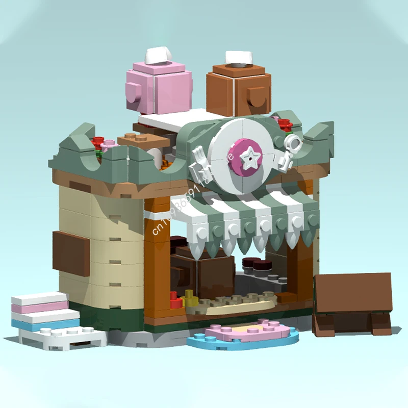 

255 шт. MOC The Waddle Dee Cafe_kirbyes, строительные блоки, STEAM Learning, практическое обучение, логическое мышление, Рождественская игрушка в подарок