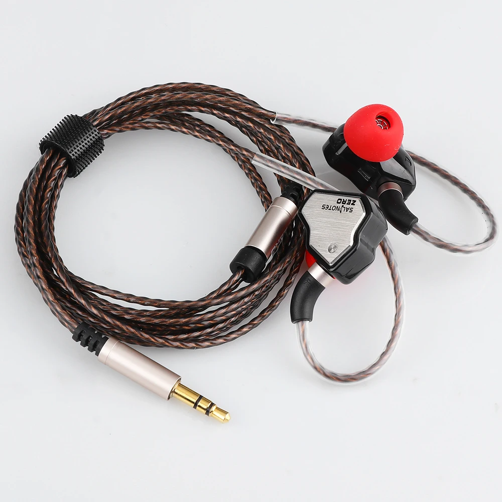 7Hz Salnotes Bằng Không Loại-C Có MIC HiFi 10Mm Năng Động Lái Xe Trong Tai Tai Nghe 0.78 IEM Kim Loại tổng Hợp Bền N52 Nam Châm