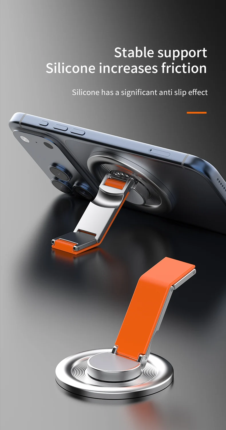 Starker magnetischer Telefonhalter für Magsafe, 360-Grad-Drehung, Magnet-Fingerring-Ständer, kompatibel mit iPhone 17 15 16 Xiaomi – Detail 9