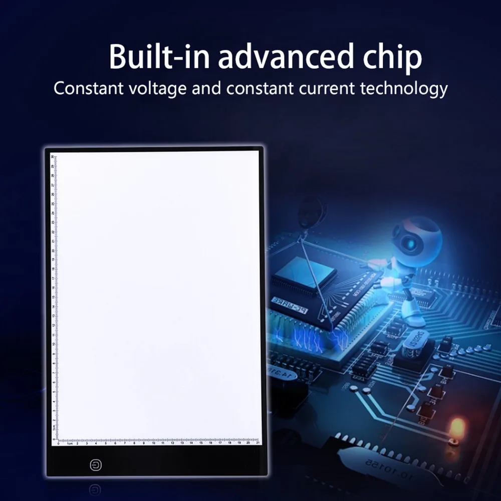 Soft Uniform Light A4 LED Tracing Board Three-Level Dimmable Low Power Light Pad Ultra-Thin Drawing Light Box Design Creation