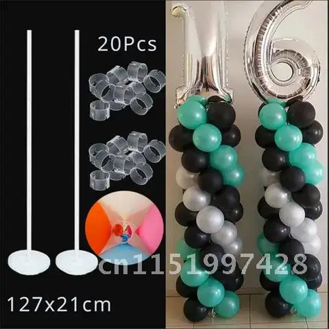 Grown-up Celebration Balloon Stand Kit Wedding Decor Balloon Birthday Party Decorations Children Balloons Air Helium Number Bal