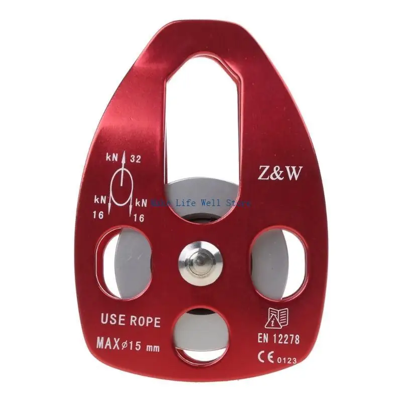 

Rock Climbing Pulley Sideplate Single Sheave Pulley High Altitud Tool