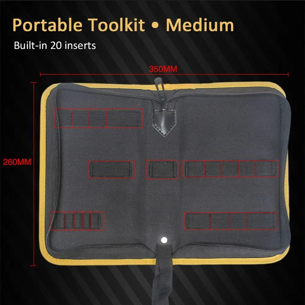 Soldering Iron Pouch Repair Tool Bag Water Proof Oxford Canvas Travel Tools Bags High Capacity Wear-resistant