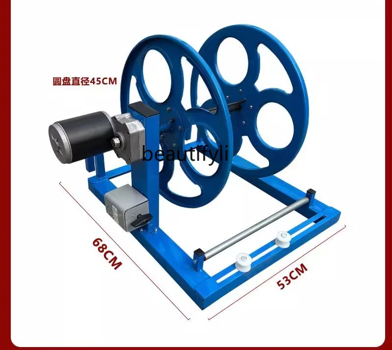 Electric drip irrigation with hose Automatic rewinder Pipe reel Agricultural irrigation Watering