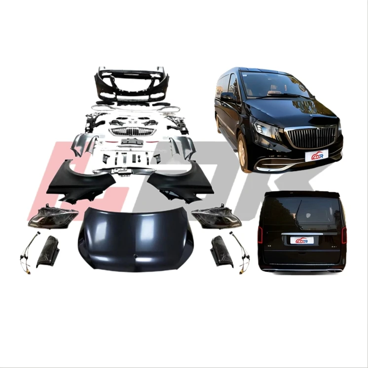 Bodykit forbenz V-class Viano Upgrade to Vito W447 2006-2015 Style High Quality Bumpers Hood Fender Headlight Grille