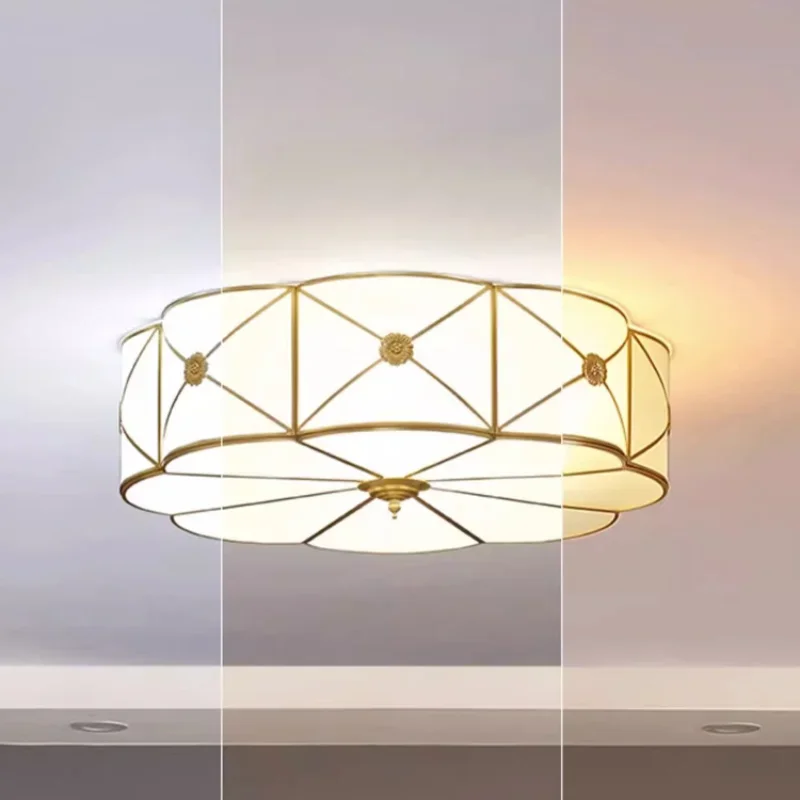 Полностью медный потолок для спальни