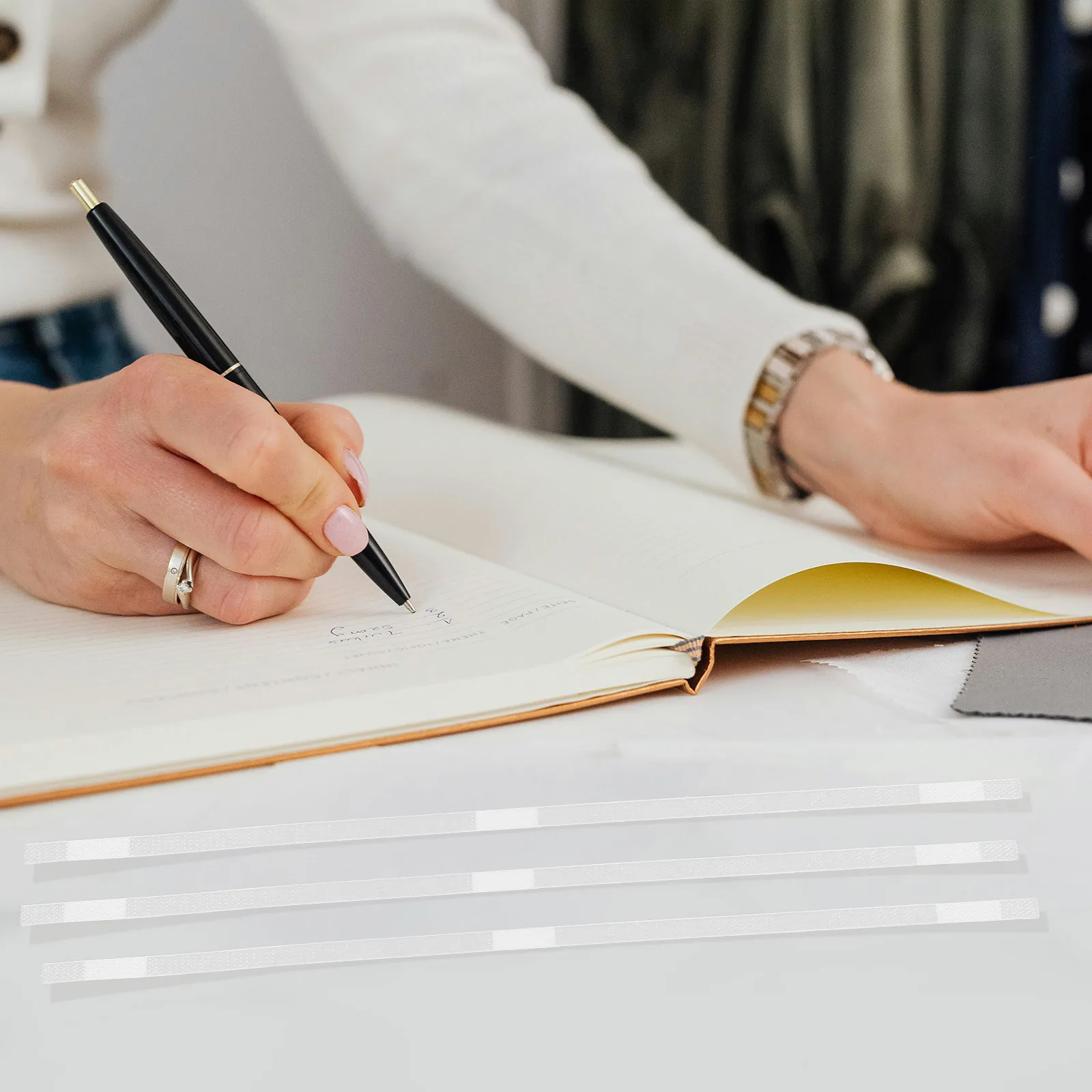 

50pcs Hot Melt Glue Strips For Book Binding Strong Adhesion Thermal Repair Efficient Craft Binding Supplies Multi-Use Glue