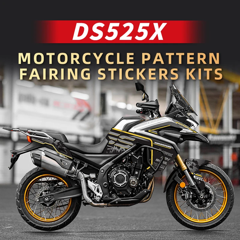 Pattern Printing Stickers Kits for Motorcycle Protection and Decoration, Used for VOGE DS525X 525X DS525, Various Styles