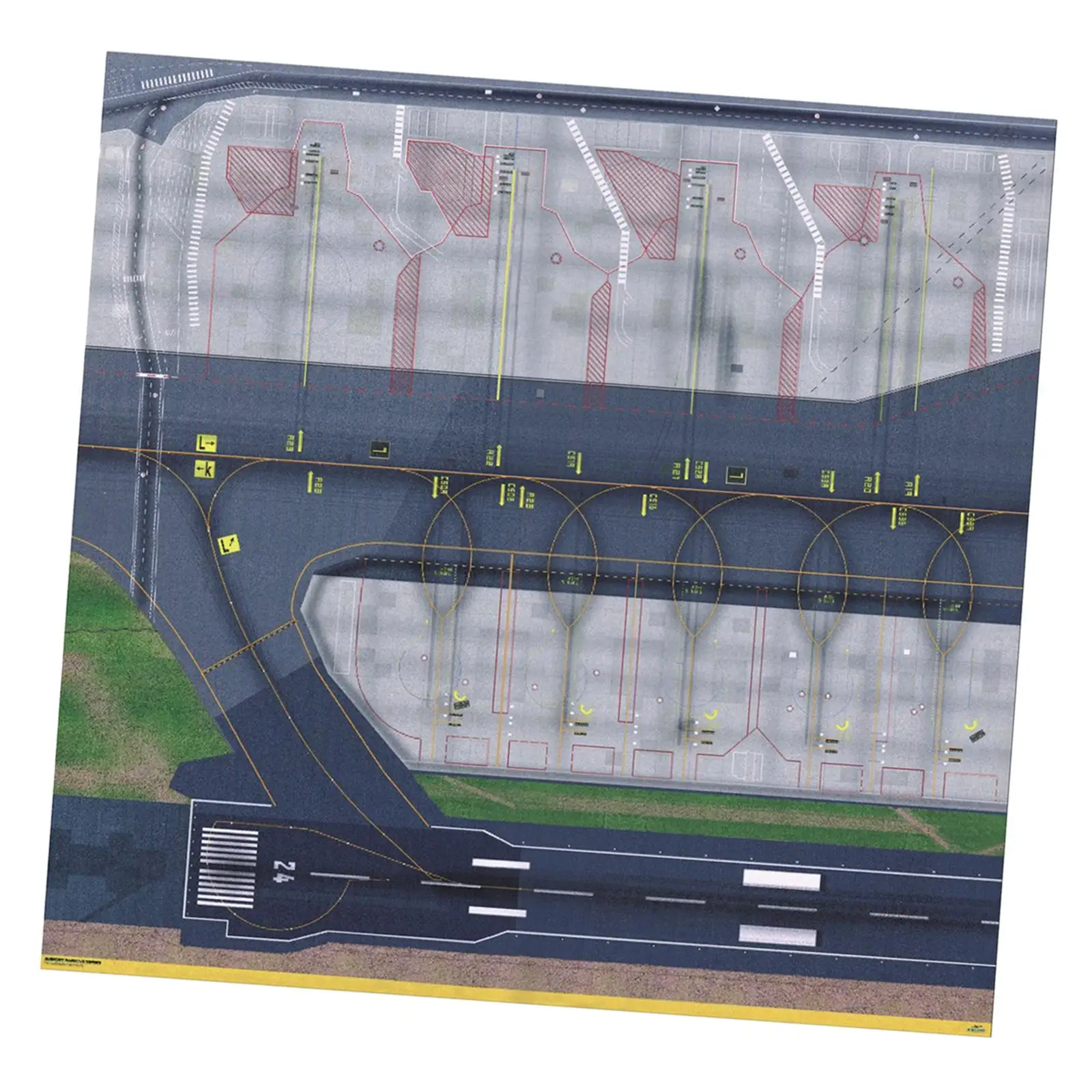 Regional Airport 1/400 1/500 Model Airport Layout Sheet 72x70cm /Airbus Accs